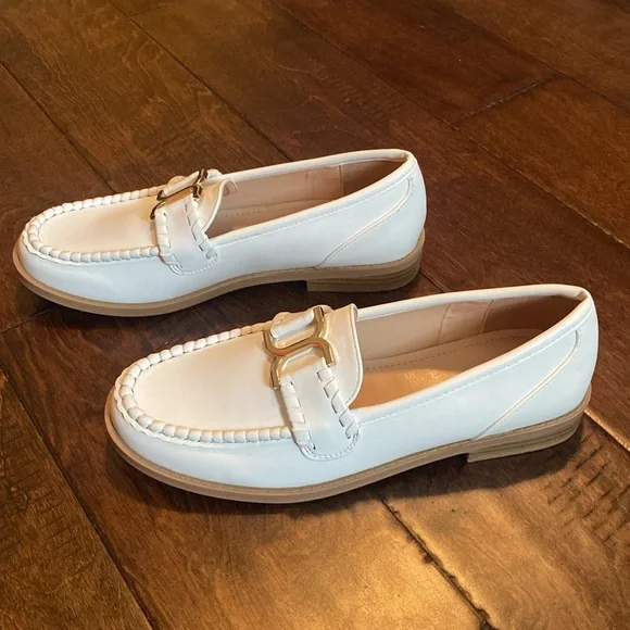 JF birch white loafer- Olena style sz 6.5 - Picture 3 of 7